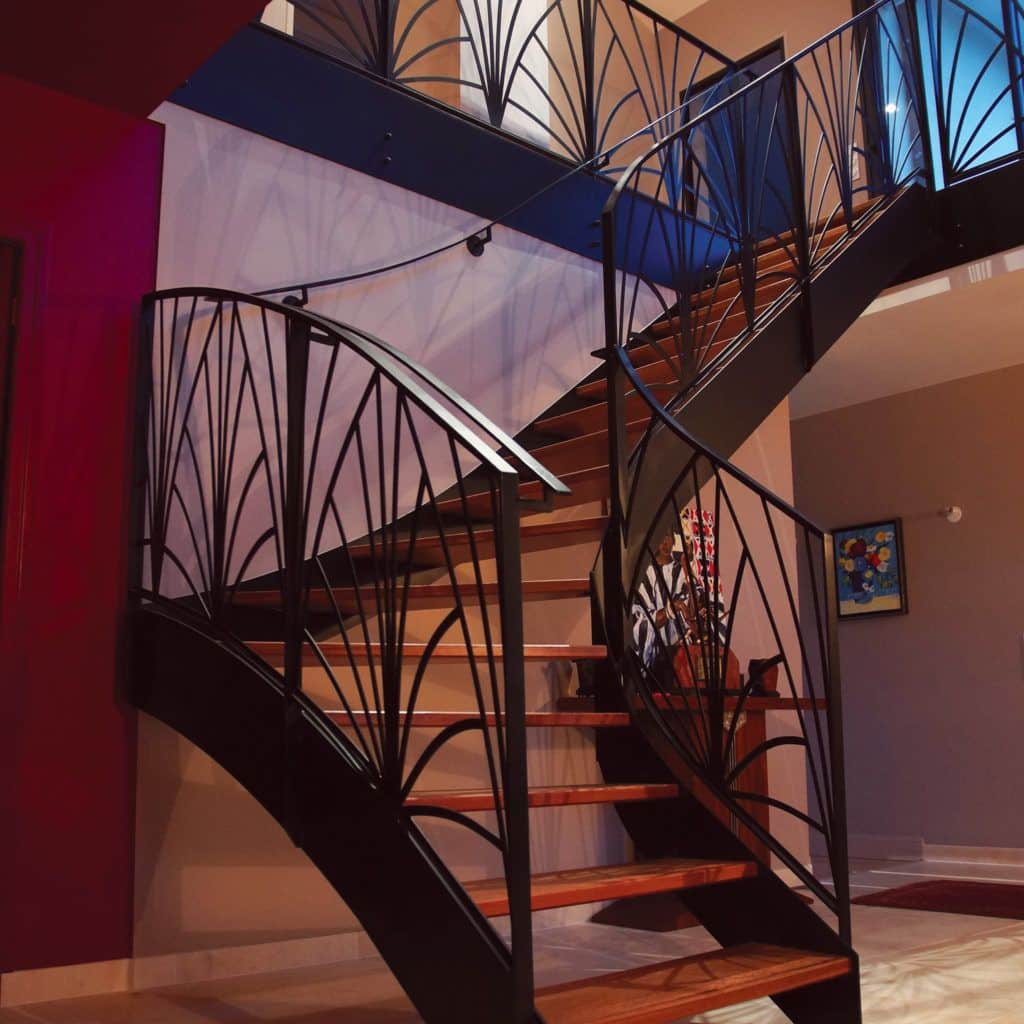 Escalier / Garde corps - Modèle «Oyat» - Ville d’Hillion