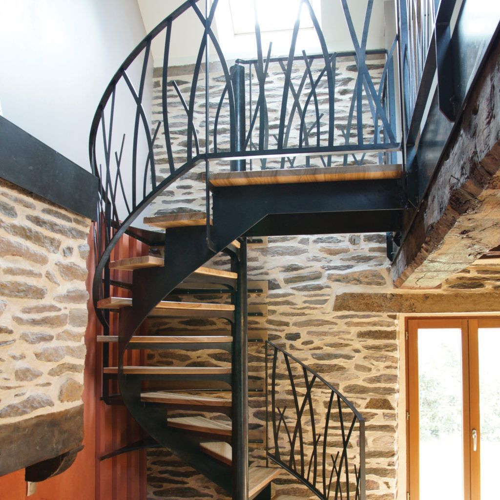 Escalier - Modèle «Herbage 3» - Ville de Moncontour