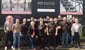 Photo de l'équipe Metafer au complet