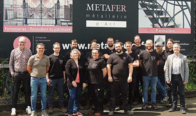 Photo de l'équipe Metafer au complet