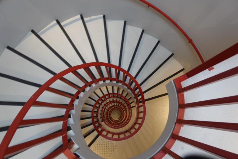 Escalier de secours en colimaçon